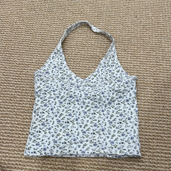 Floral Hollister Halter Top - Picture 2 of 3